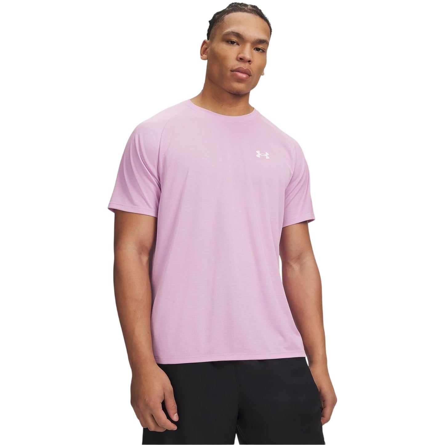 Dawn Pink - Front - Under Armour Mens 2.0 T-Shirt