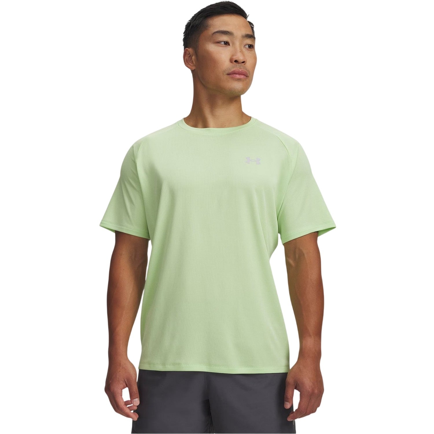 Lime Green - Front - Under Armour Mens 2.0 T-Shirt