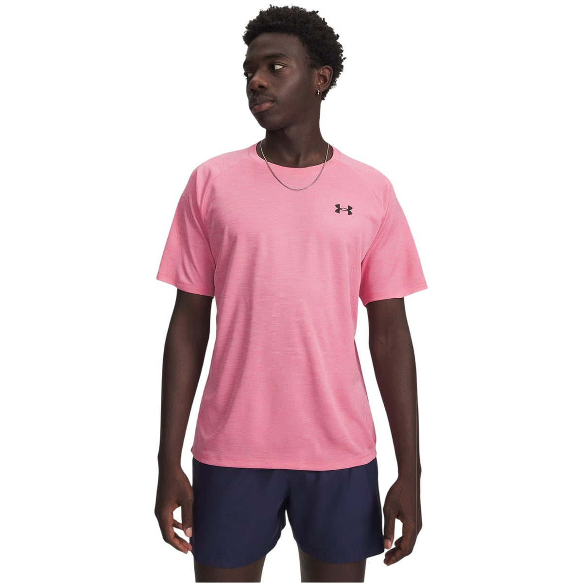 Pink - Front - Under Armour Mens 2.0 T-Shirt