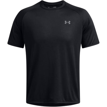 Pitch Black - Front - Under Armour Mens 2.0 T-Shirt