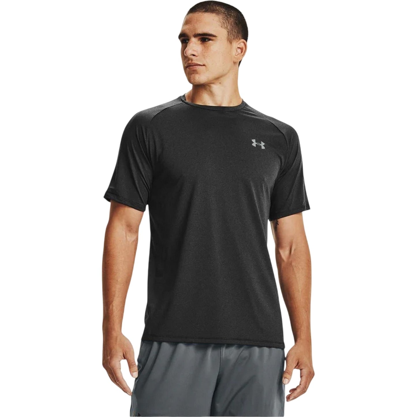 Black - Side - Under Armour Mens 2.0 T-Shirt