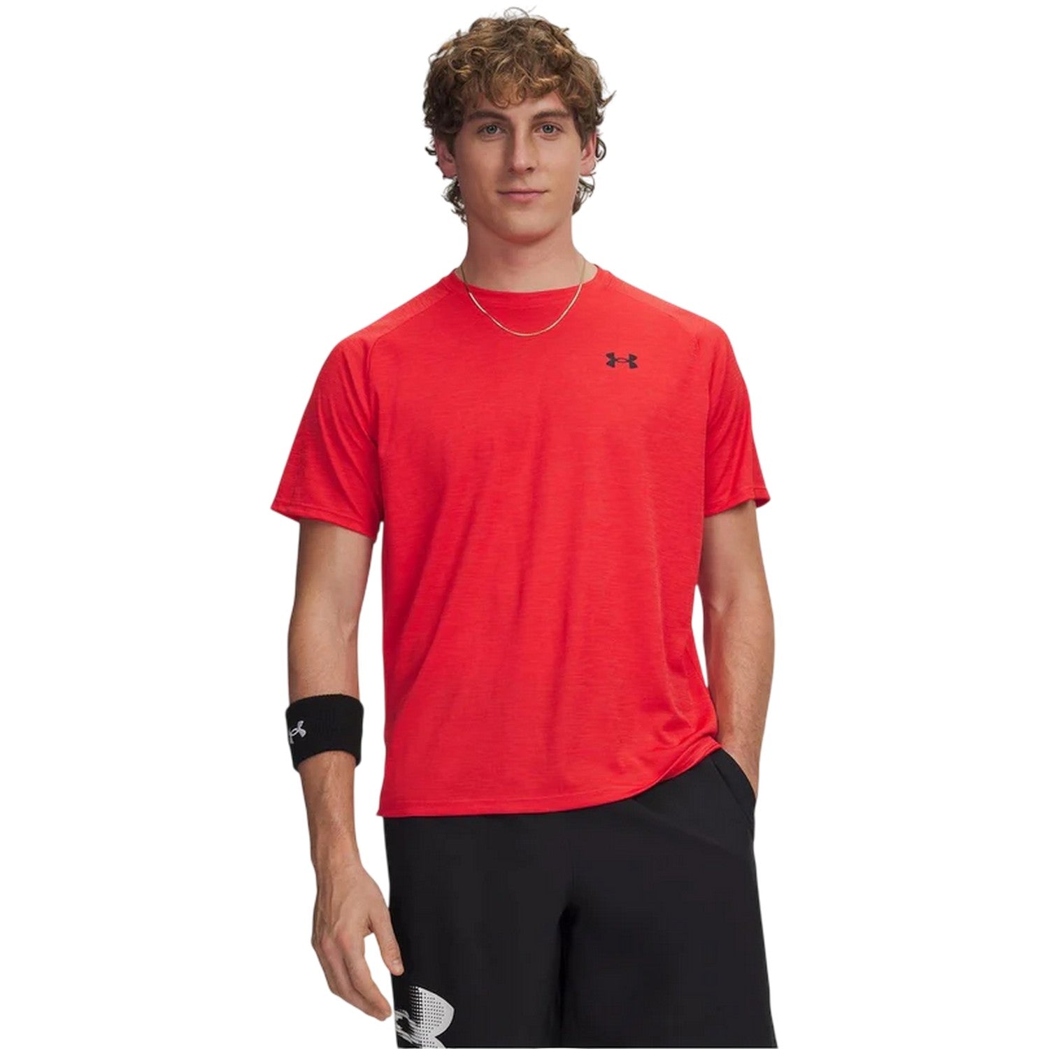 Red - Side - Under Armour Mens 2.0 T-Shirt