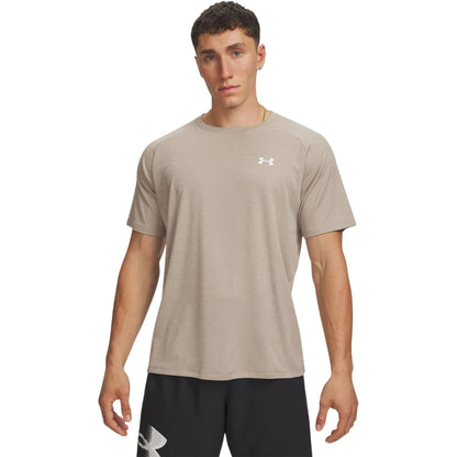 Timber Wolf-Black - Front - Under Armour Mens 2.0 T-Shirt