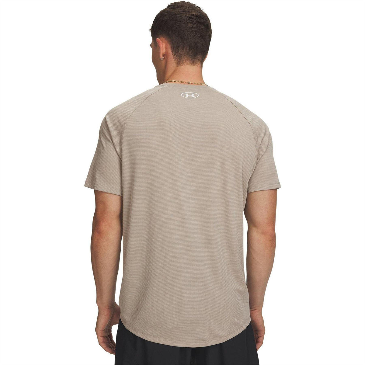 Tan-Black - Back - Under Armour Mens 2.0 T-Shirt