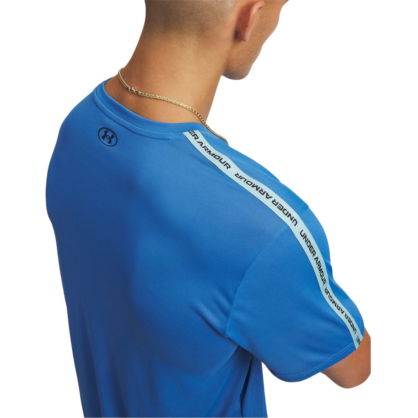 Blue - Side - Under Armour Mens 2.0 T-Shirt
