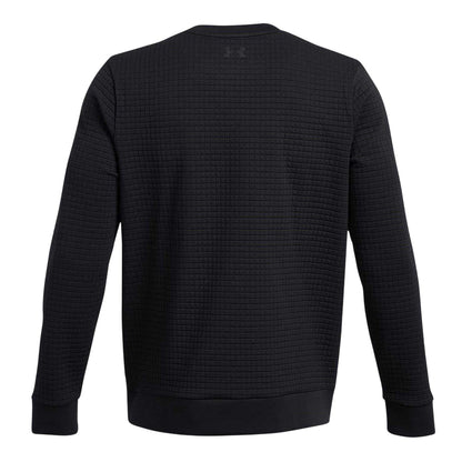 Black - Back - Under Armour Mens Square Sweater Top