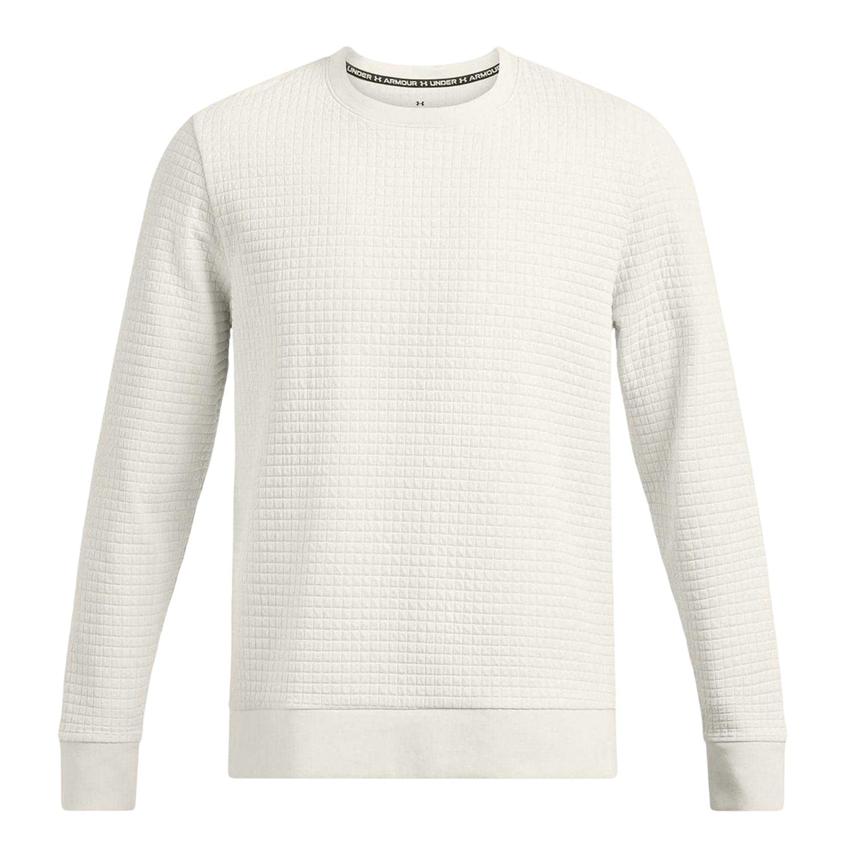 White - Front - Under Armour Mens Square Sweater Top