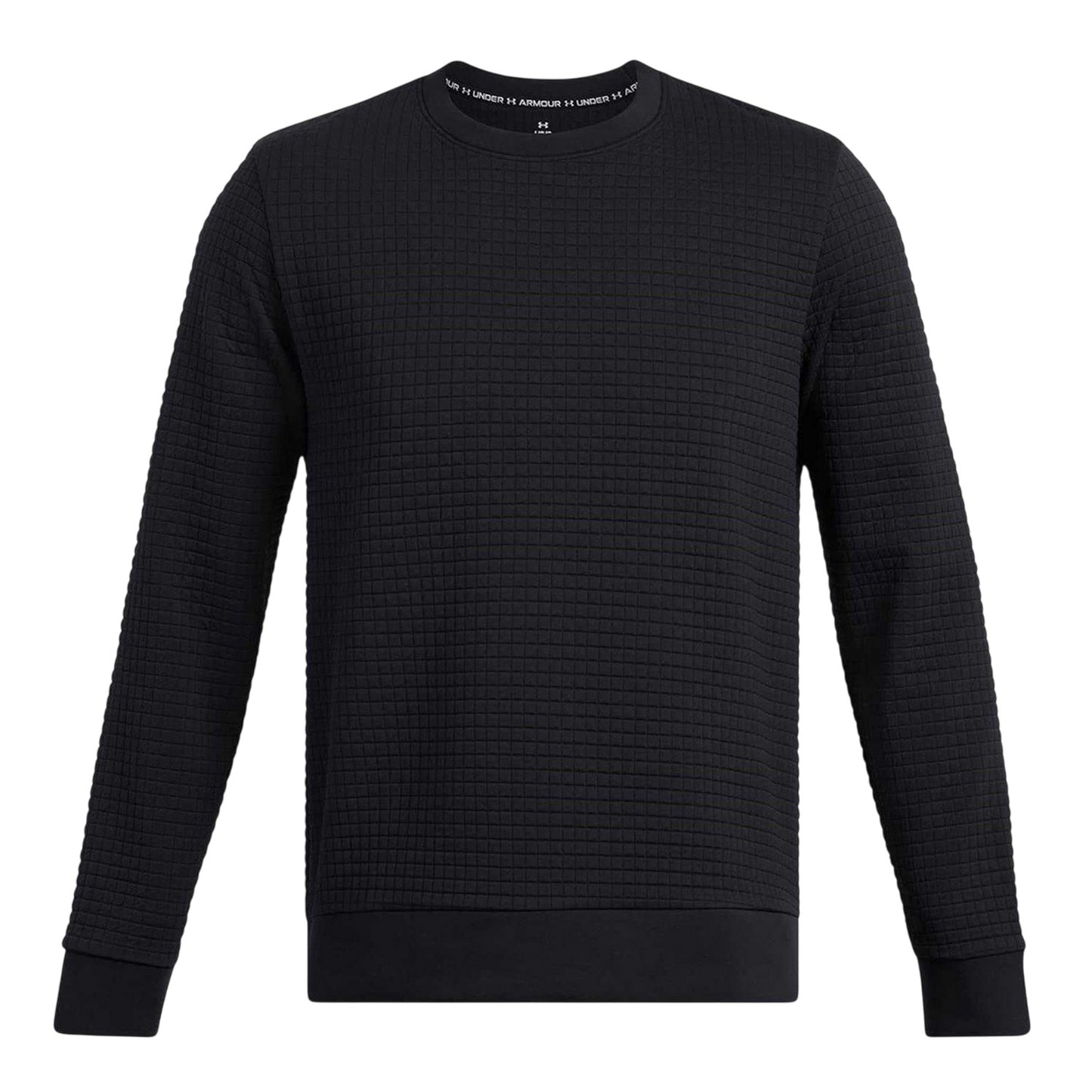 Black - Front - Under Armour Mens Square Sweater Top