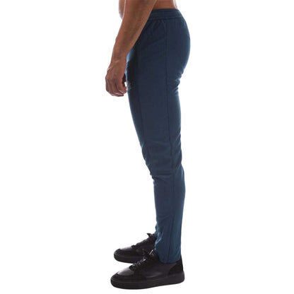 Blue - Side - Umbro Mens Premier Tapered Trousers