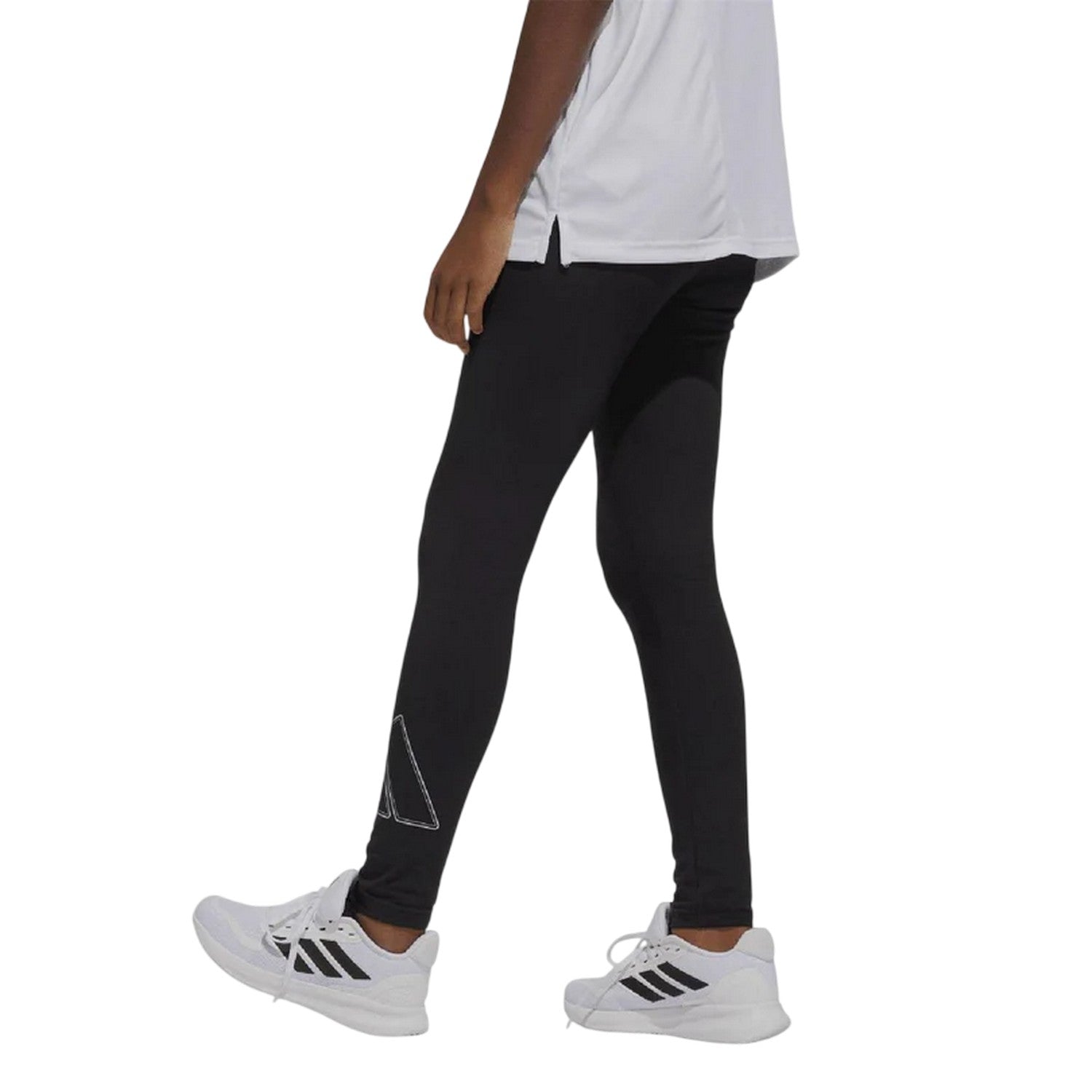 Black - Back - Adidas Childrens-Kids Leggings