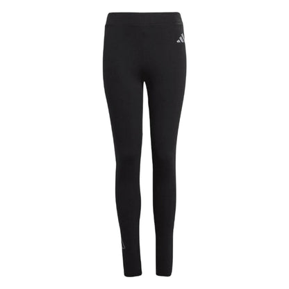 Black - Front - Adidas Childrens-Kids Leggings