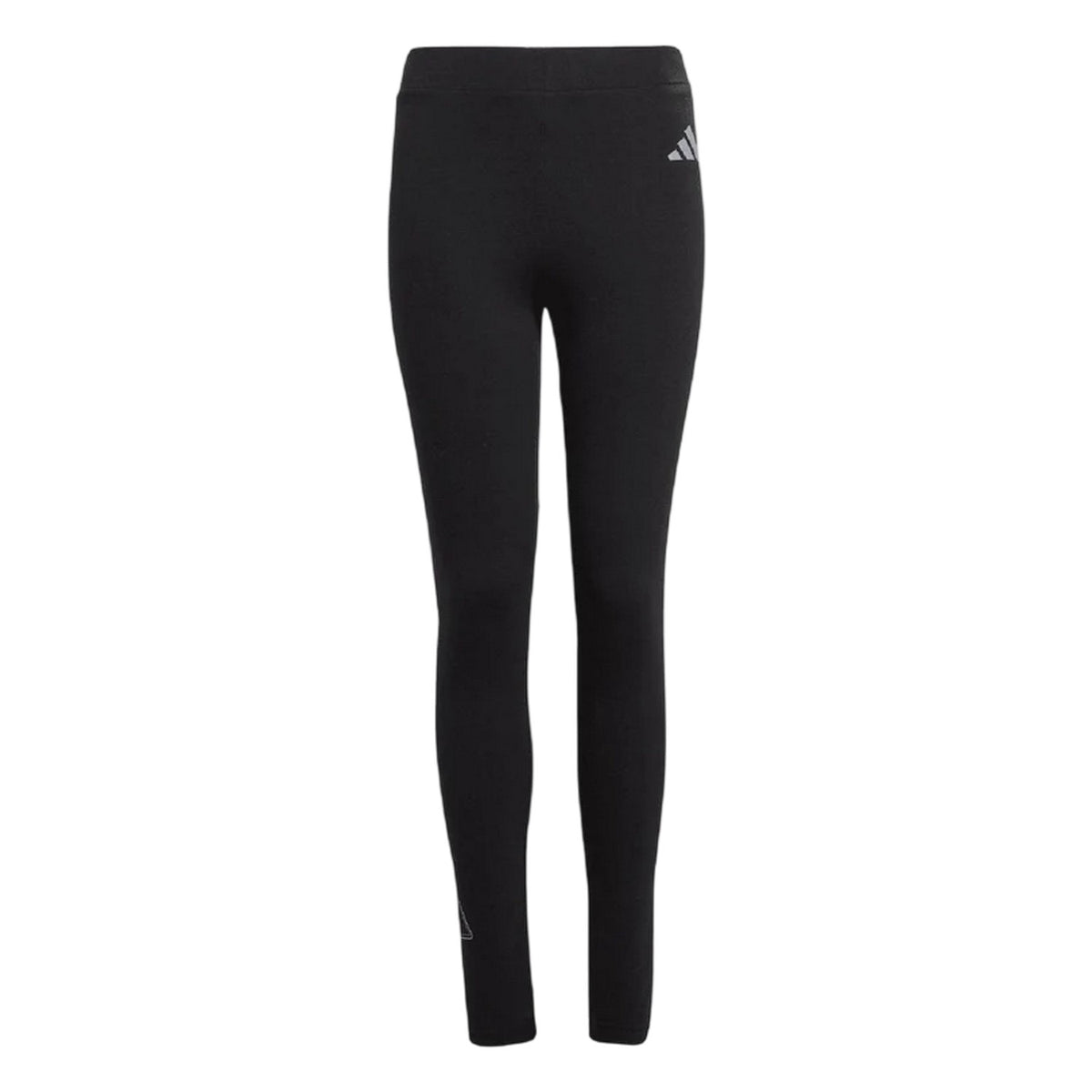 Black - Front - Adidas Childrens-Kids Leggings