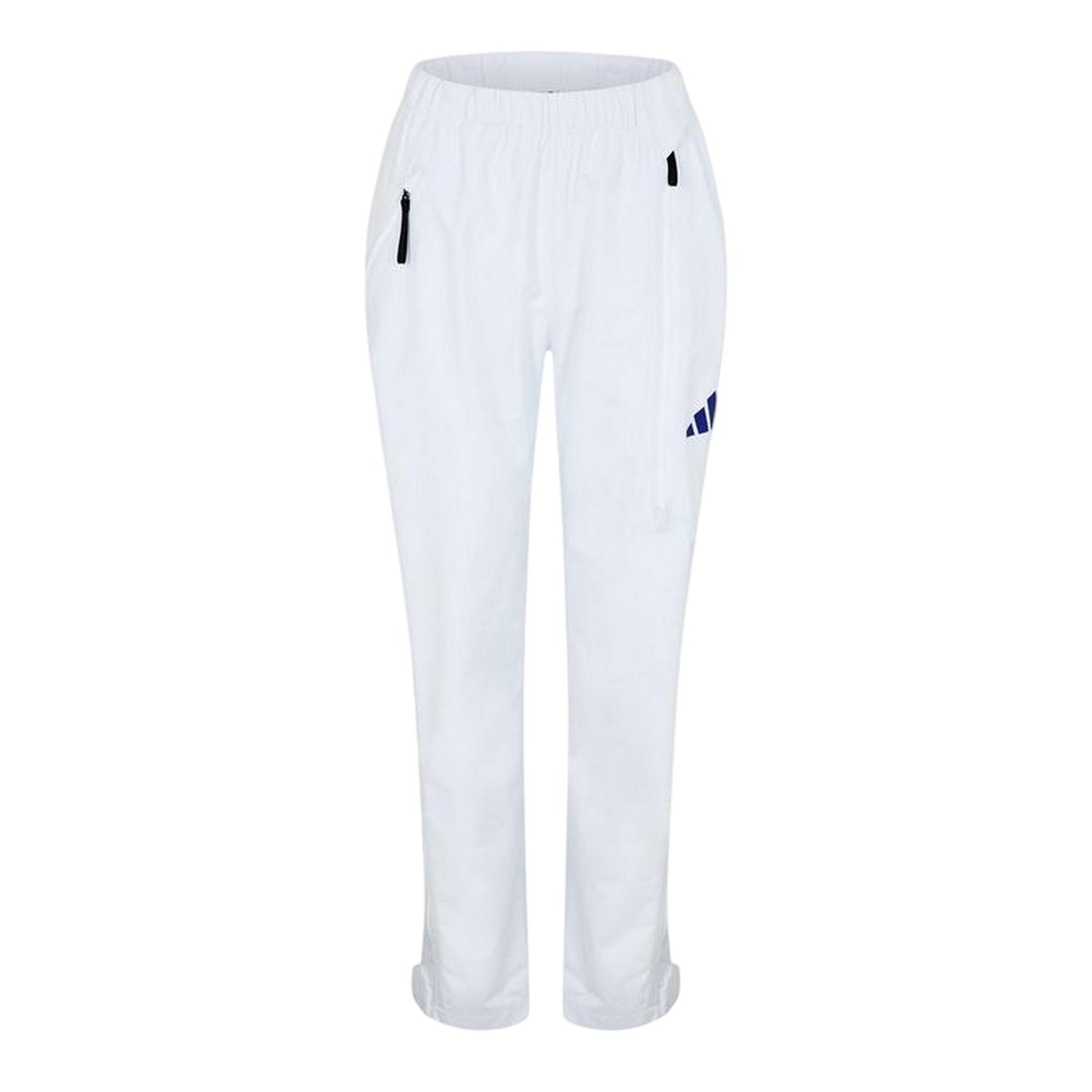 White - Front - Adidas Mens Running Trousers
