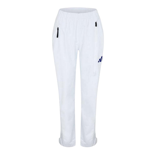 White - Front - Adidas Mens Running Trousers