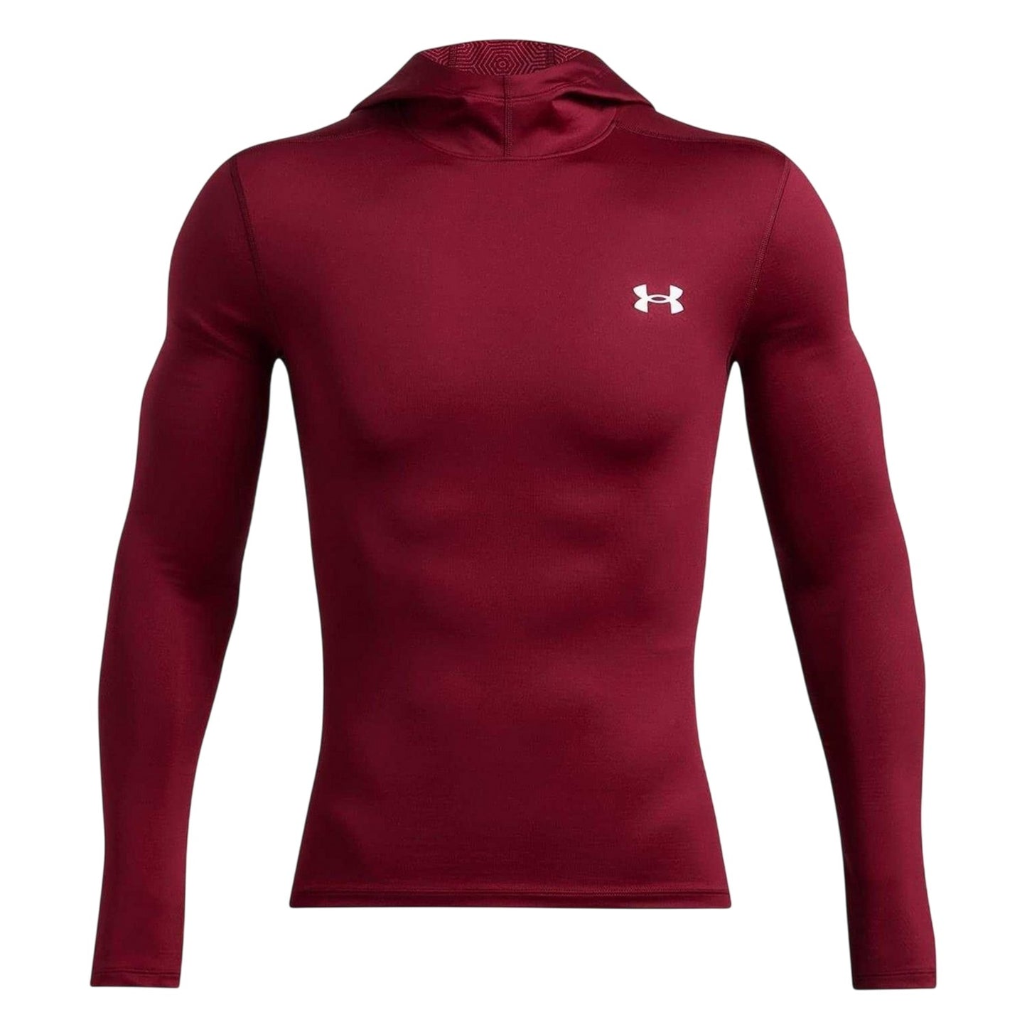 Red - Front - Under Armour Mens Long-Sleeved Hoodie