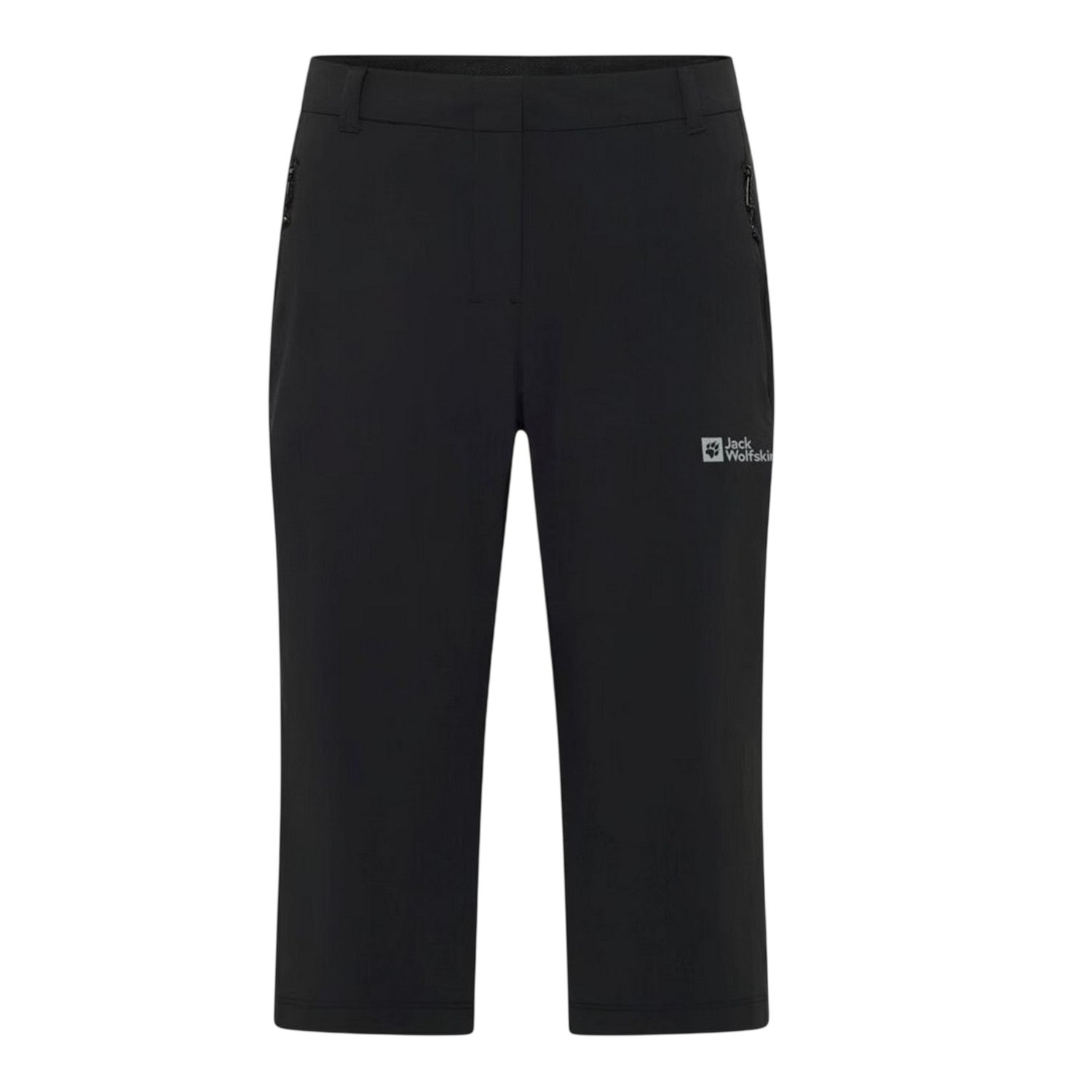 Black - Front - Jack Wolfskin Womens-Ladies Hikeout Trousers