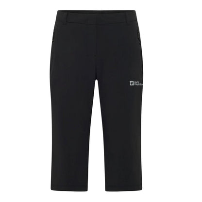 Black - Front - Jack Wolfskin Womens-Ladies Hikeout Trousers