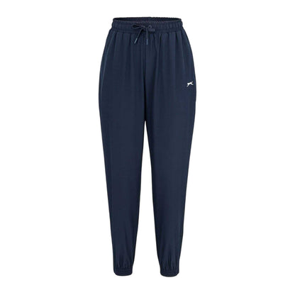 Navy - Front - Slazenger Womens-Ladies Fleece Joggers