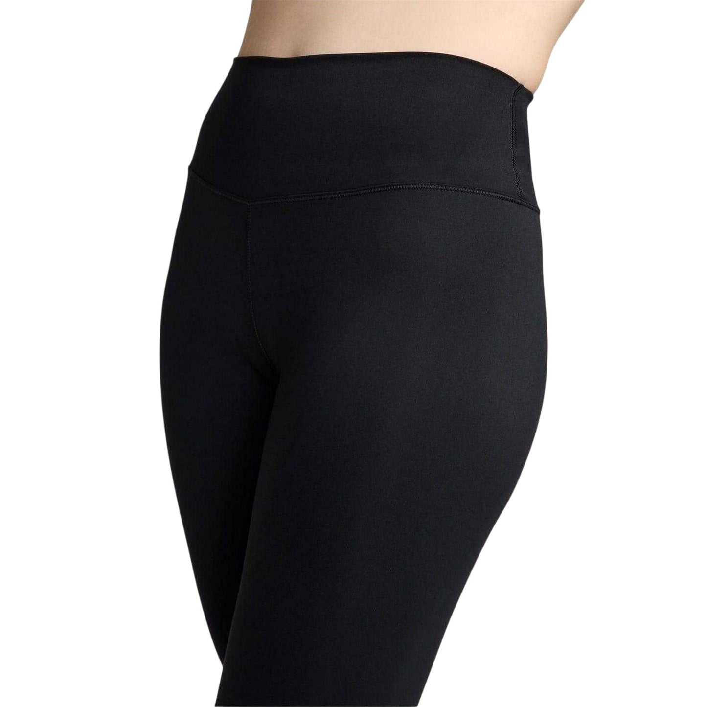 Black - Side - Nike Womens-Ladies One 7-8 Leggings