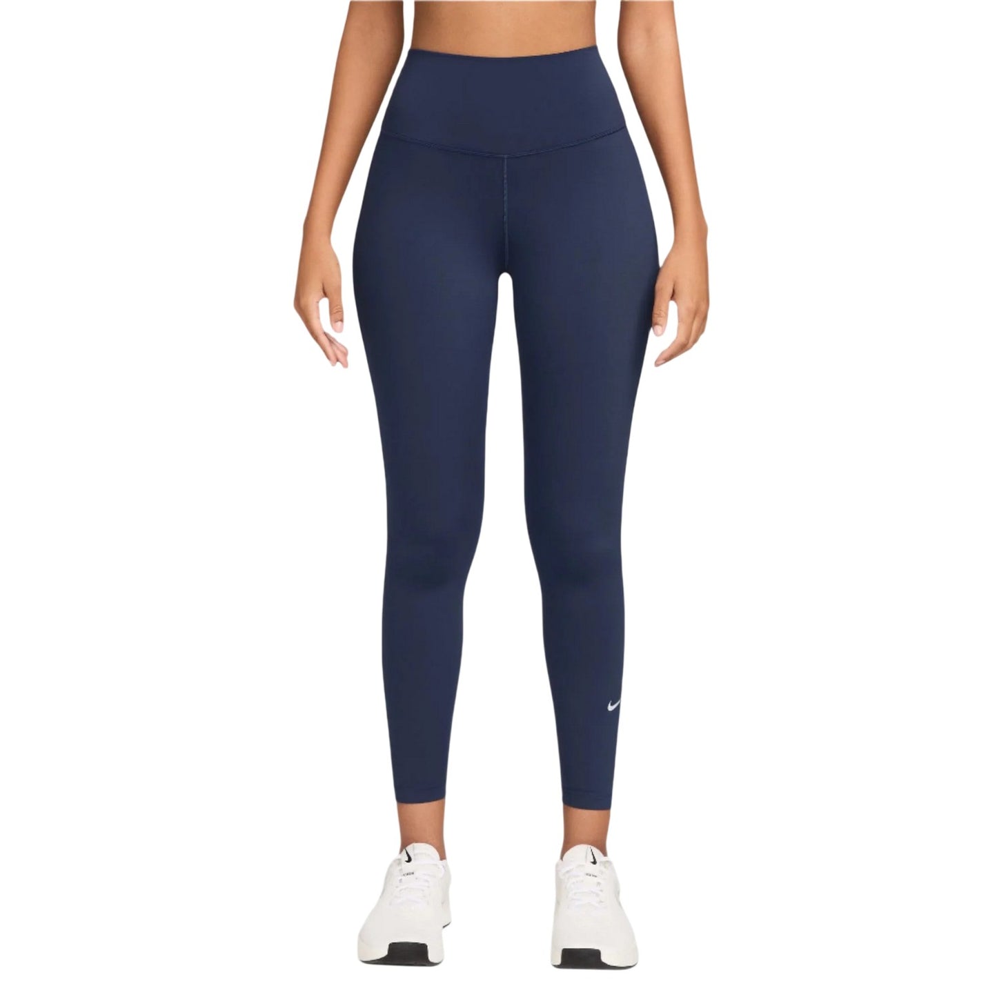 Midnight Navy - Front - Nike Womens-Ladies One 7-8 Leggings