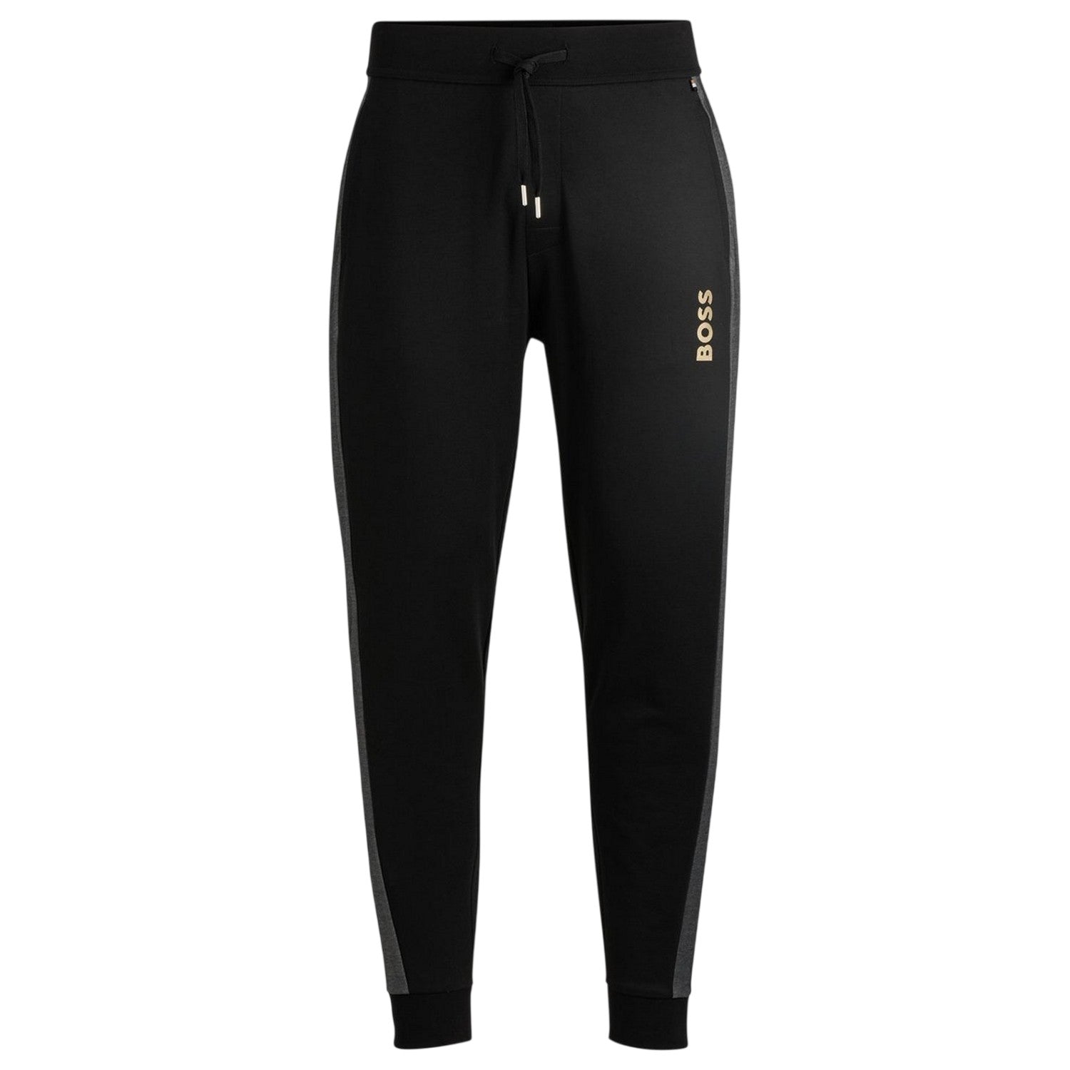 Black-Gold - Front - Boss Mens Jogging Bottoms