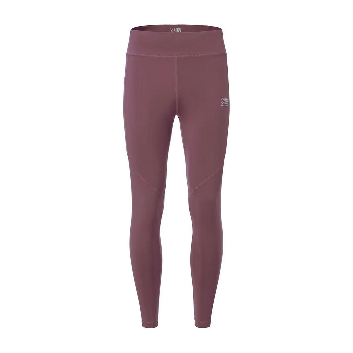 Rose Brown - Front - Karrimor Womens-Ladies Logo Running Tights