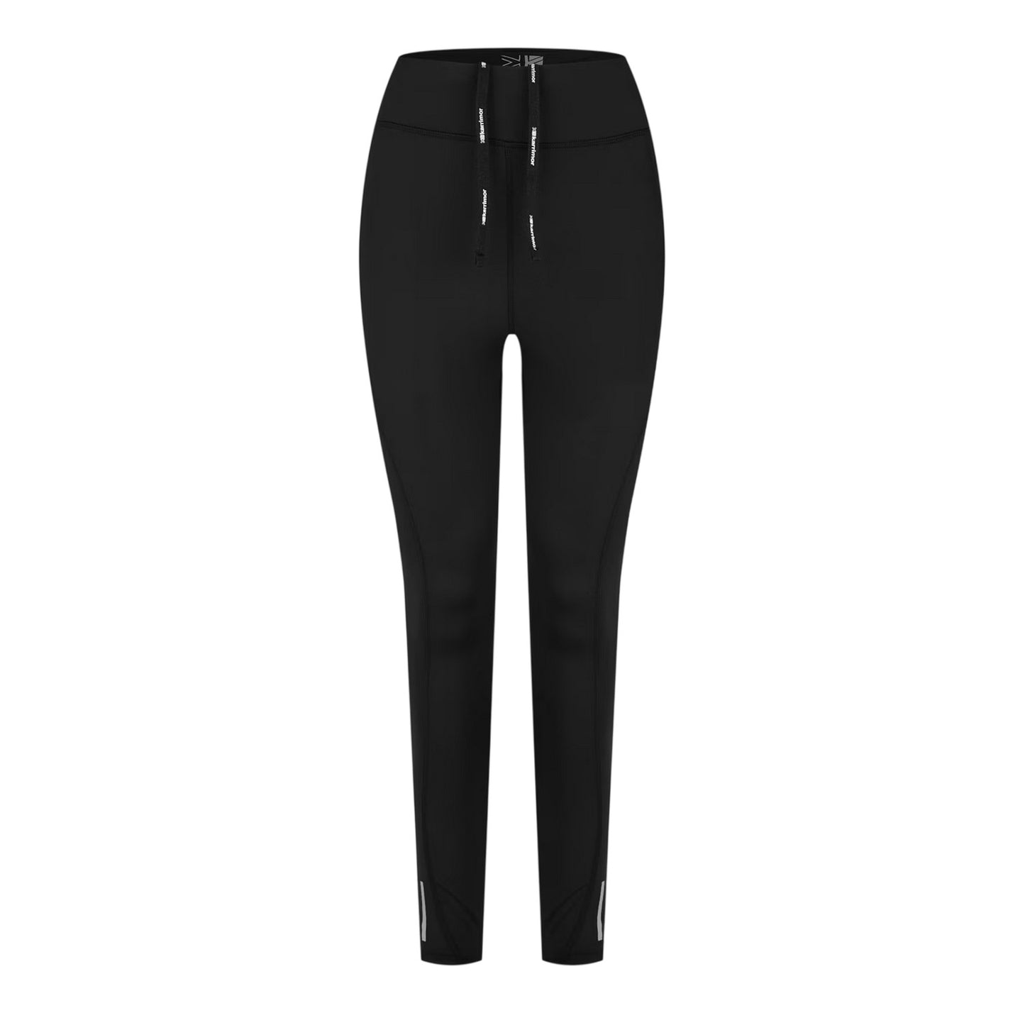 Black - Front - Karrimor Womens-Ladies Logo Running Tights