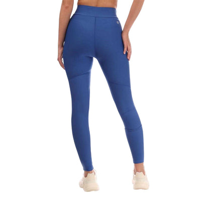 Blue - Back - Skins Womens-Ladies Series-3 Soft Tights