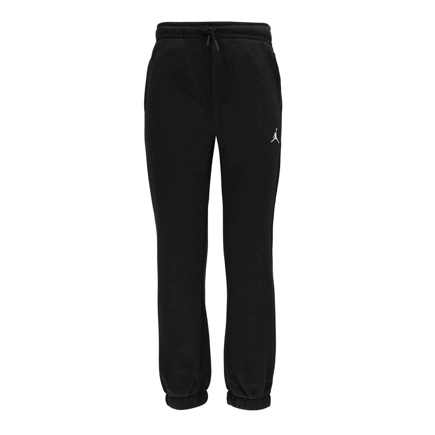 Black - Front - Nike Childrens-Kids Air Jordan Fleece Joggers