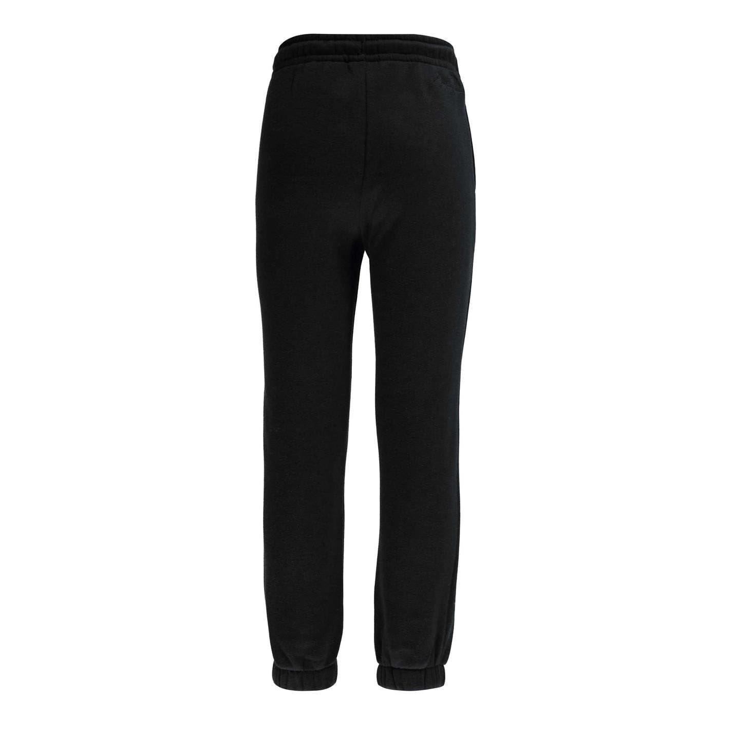 Black - Back - Nike Childrens-Kids Air Jordan Fleece Joggers