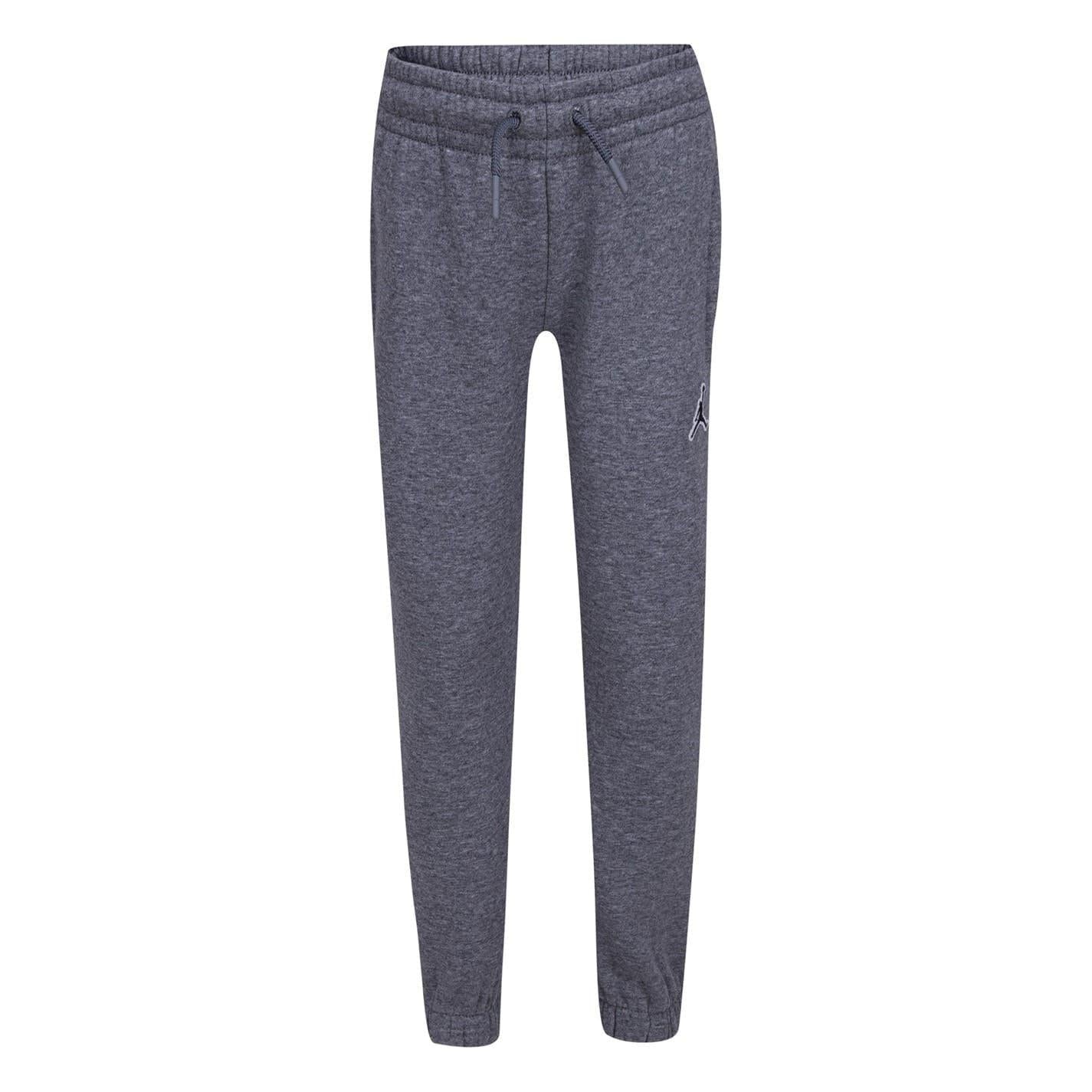 Grey Heather - Front - Nike Childrens-Kids Air Jordan Fleece Joggers