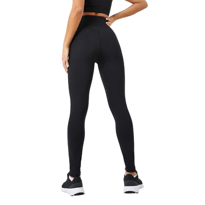 Black - Side - USA Pro Womens-Ladies Core High Rise Leggings