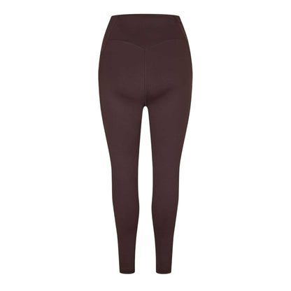 Espresso - Back - USA Pro Womens-Ladies Core High Rise Leggings