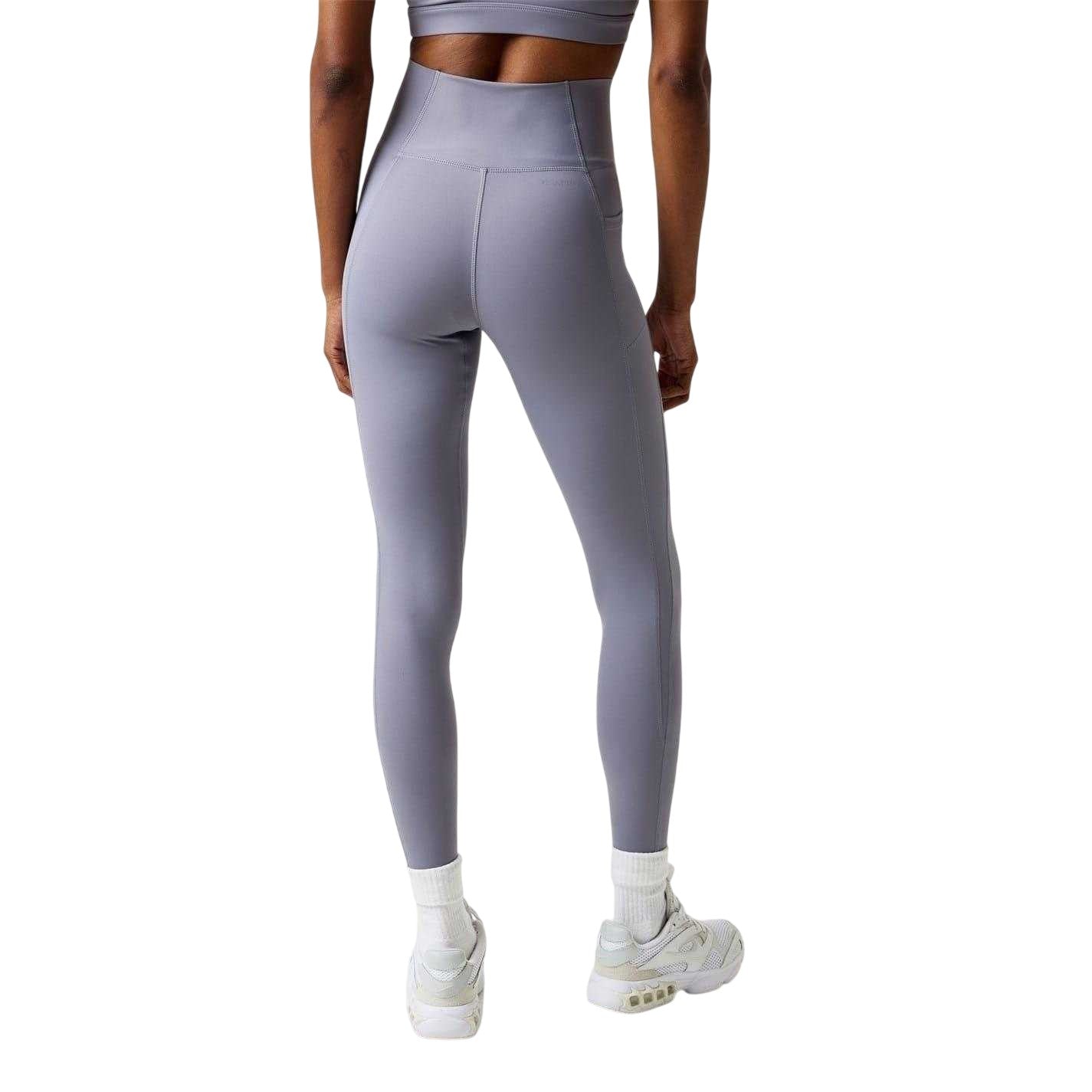 Silver - Back - USA Pro Womens-Ladies Core High Rise Leggings