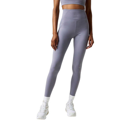 Silver - Side - USA Pro Womens-Ladies Core High Rise Leggings