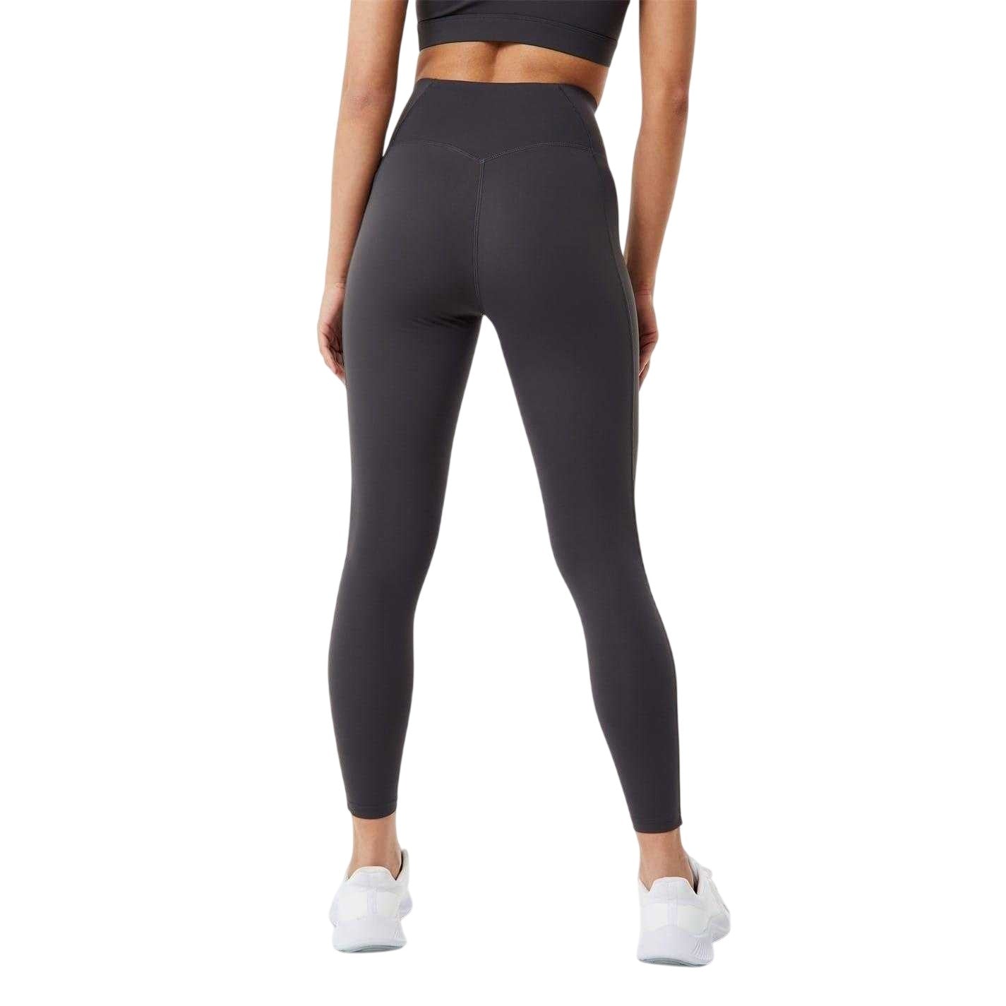Charcoal - Back - USA Pro Womens-Ladies Core High Rise Leggings