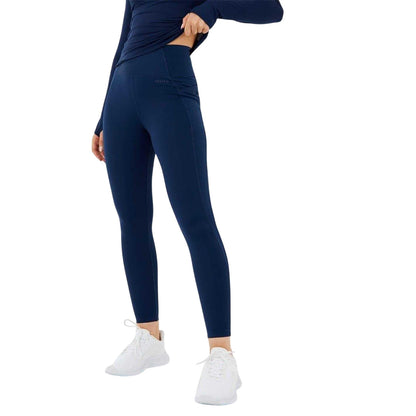 Navy - Front - USA Pro Womens-Ladies Core High Rise Leggings
