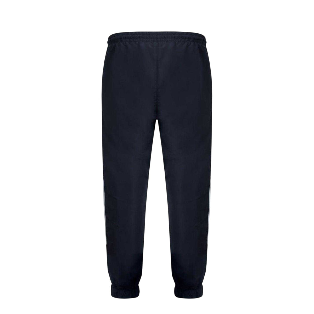 Black - Back - Lonsdale Mens Stripe Tracksuit Bottoms
