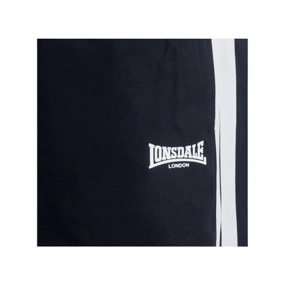 Black - Lifestyle - Lonsdale Mens Stripe Tracksuit Bottoms