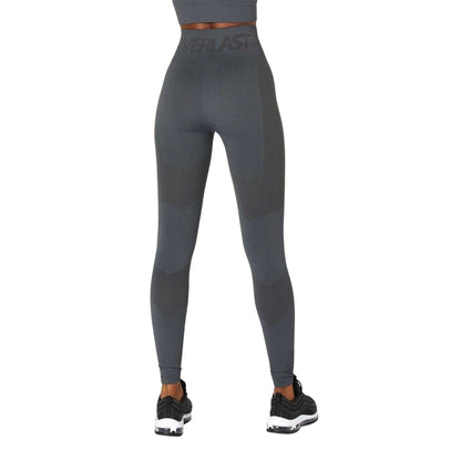 Shark Grey - Back - Everlast Womens-Ladies Racer Leggings