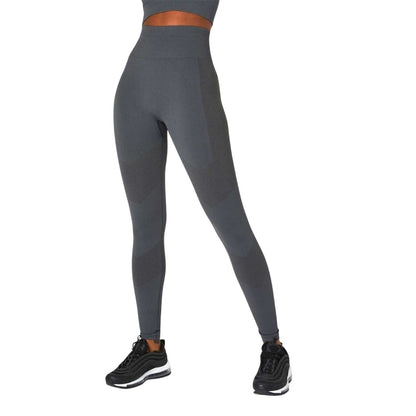 Shark Grey - Side - Everlast Womens-Ladies Racer Leggings