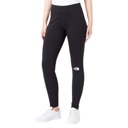Black - Side - The North Face Womens-Ladies Interlock Leggings
