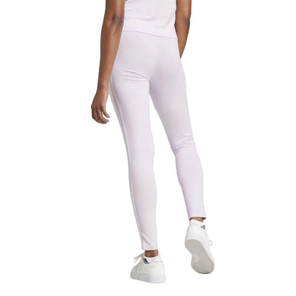 Lavender - Back - Adidas Womens-Ladies Future Icons 3 Stripes Tight Leggings