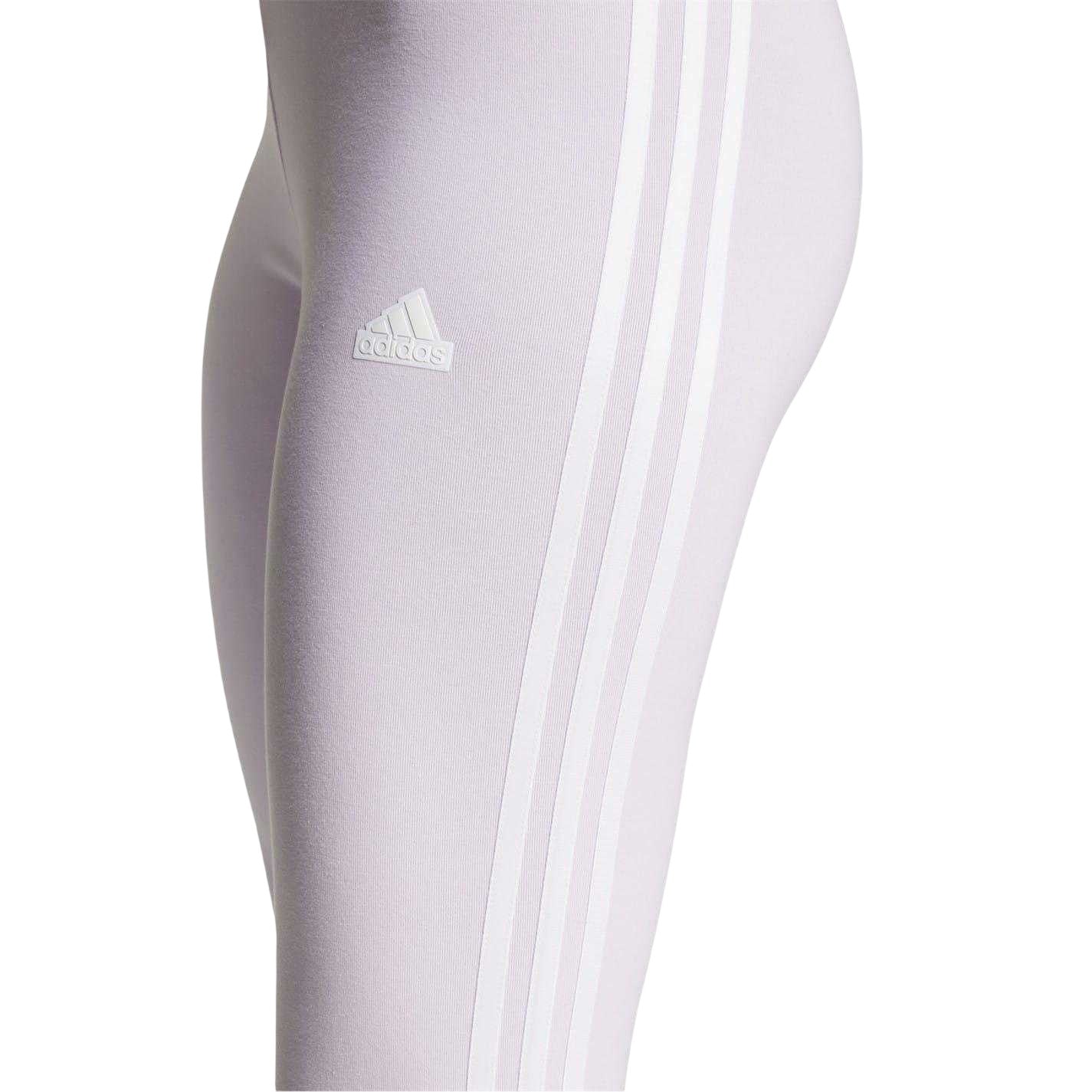 Lavender - Lifestyle - Adidas Womens-Ladies Future Icons 3 Stripes Tight Leggings