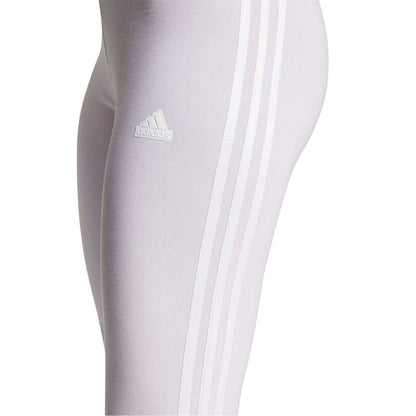 Lavender - Lifestyle - Adidas Womens-Ladies Future Icons 3 Stripes Tight Leggings