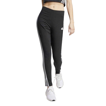 Black - Lifestyle - Adidas Womens-Ladies Future Icons 3 Stripes Tight Leggings