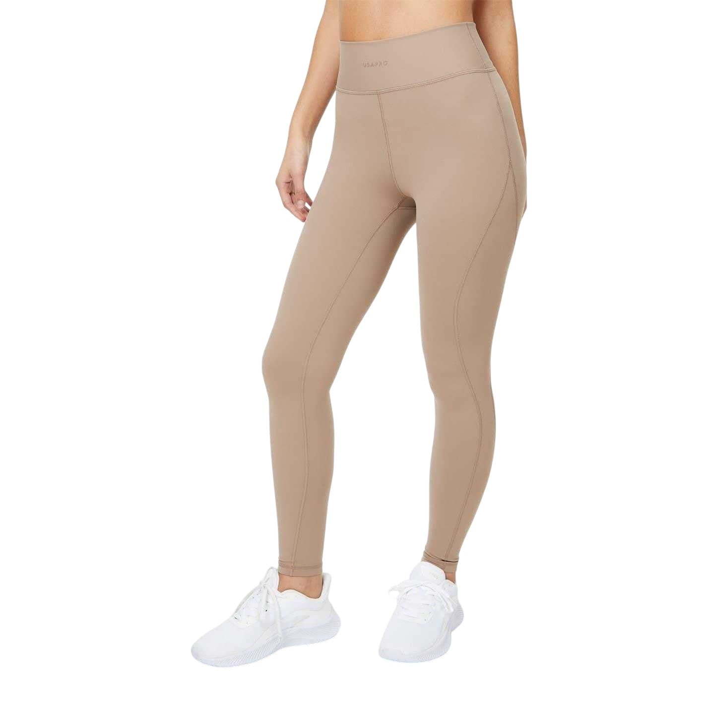Desert - Front - USA Pro Womens-Ladies Sophie Habboo Panelled High Waist Leggings