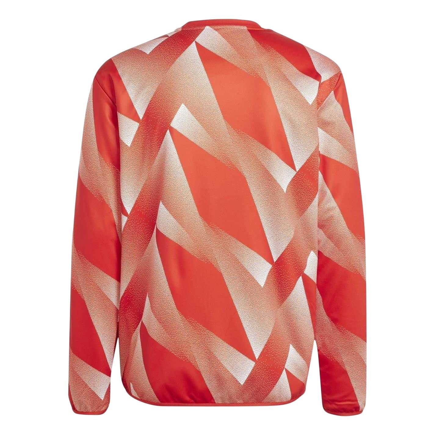 Red-White - Back - Adidas Mens 2023-24 Pre Match FC Bayern Munich Top
