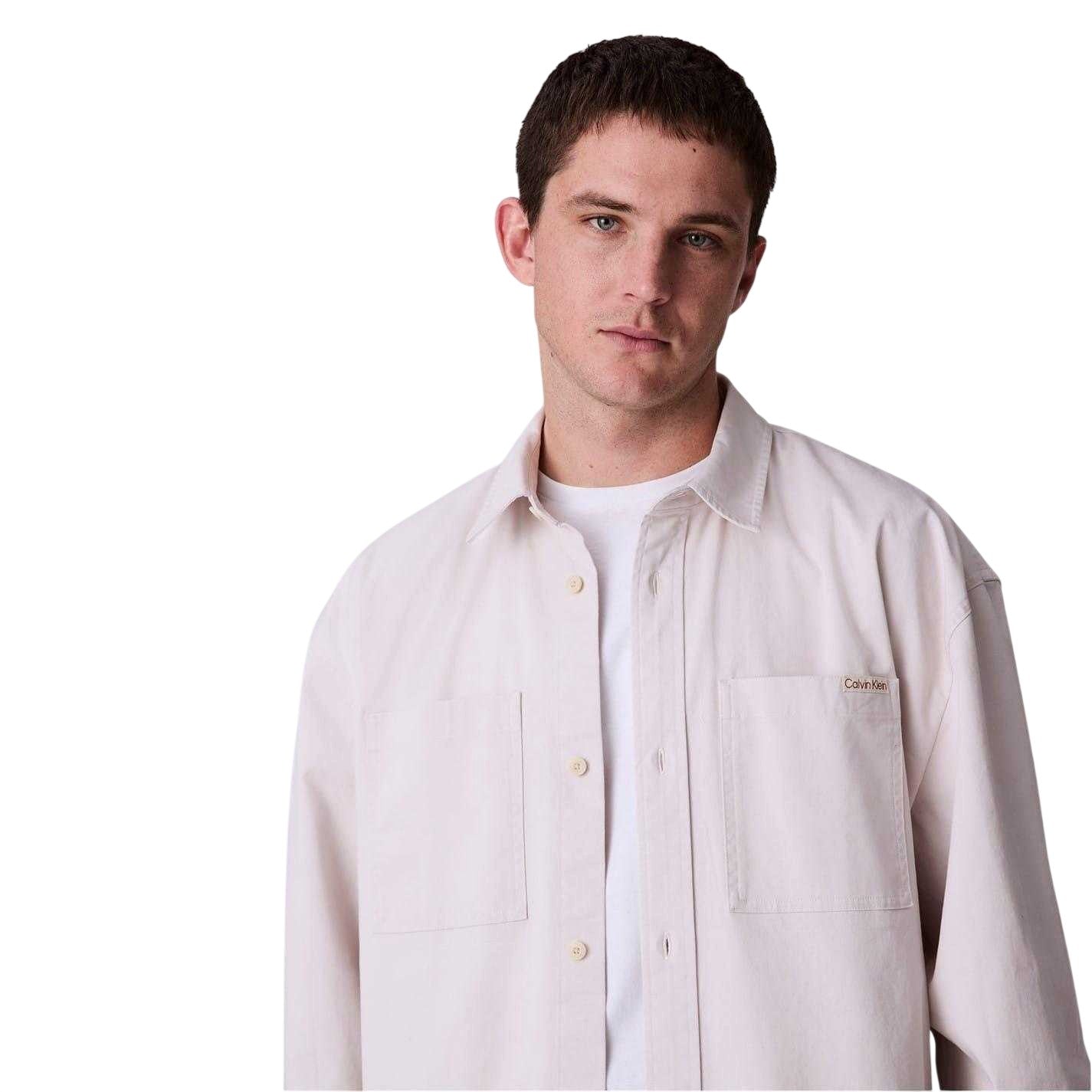 Chalk - Lifestyle - Calvin Klein Mens Chambray Shirt