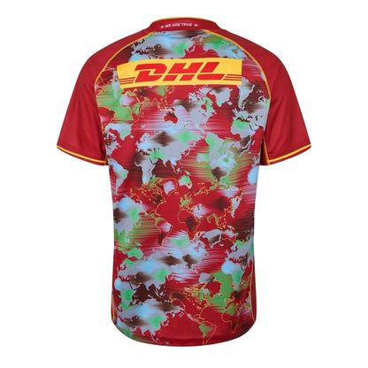 Red - Back - Harlequins FC Mens Big Game 24-25 Rugby Jersey